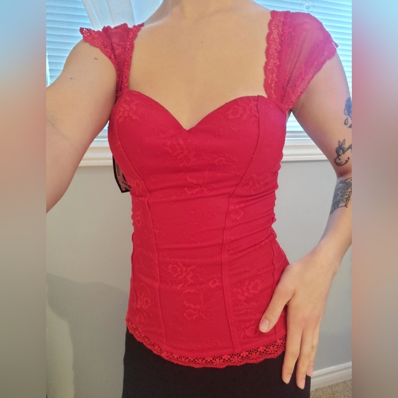 Lace Bustier Corset Top - Picture 9 of 9